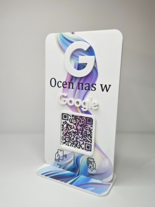 Prezenter / stand / stojak z 3 lub 4 kodami QR - Zamówienie indywidualne
