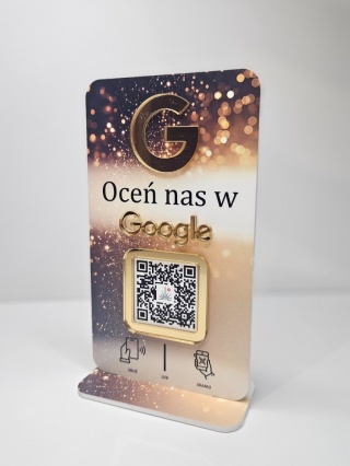 Prezenter / stand / stojak z 1 lub 2 kodami QR - Zamówienie indywidualne